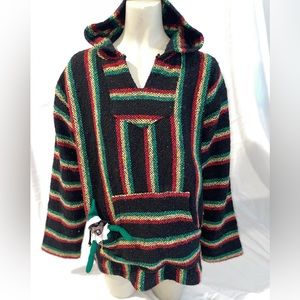 Medium Baja hoodie, no brand tag. Armpit to armpit measures 23” EUC